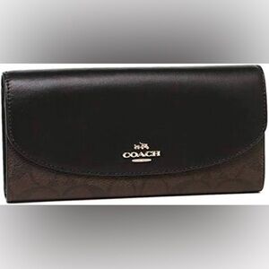 COACH Black and Brown Women's Wallet ✨NYE CLOSET SALE - UP TO 30% OFF✨
